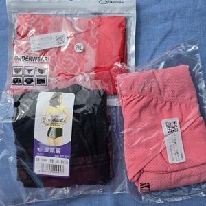 Pink and Black Women's Underwear